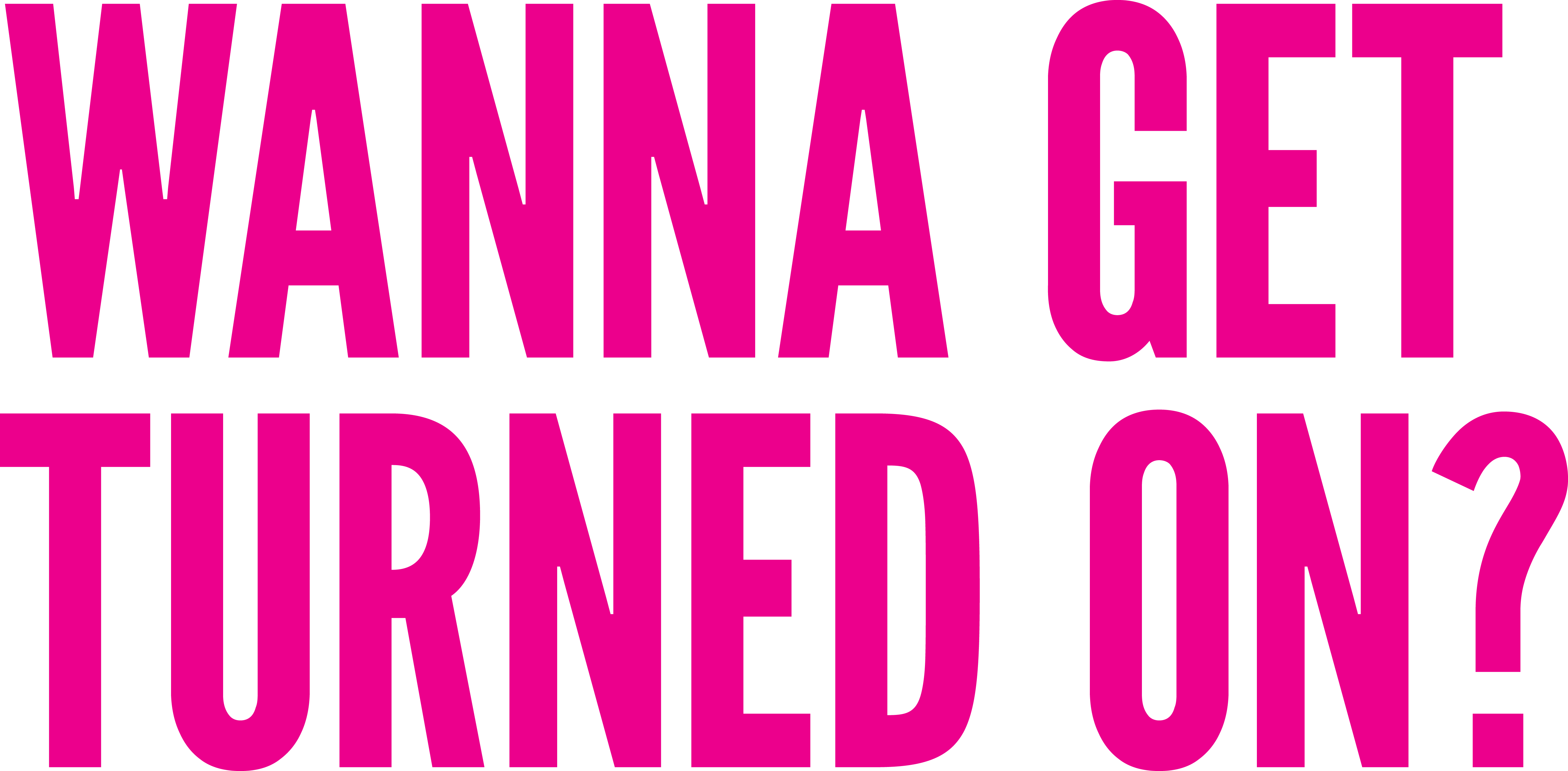 Bold pink text 'Wanna Get Turned On?' emphasizing Wolf River Electric's engaging and attention-grabbing approach to promoting solar energy solutions.