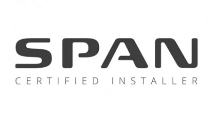 SPAN certified installer logo for Wolf River Electric, specializing in advanced solar energy systems