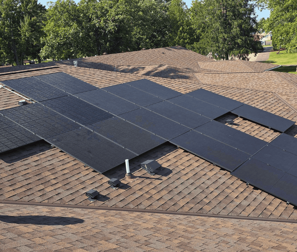 rooftop solar installation