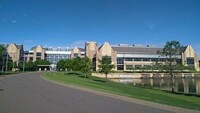 Shot of the Medtronic Headquarters in Fridley, MN during the day.