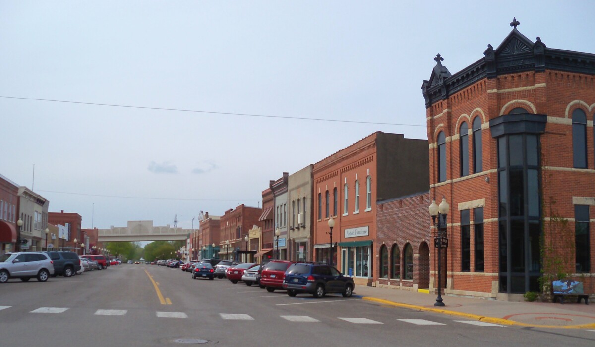 Buildings and cars on a street in Downtown Wabasha, Minnesota during the day. Buildings and cars on a street in Downtown Wabasha, Minnesota during the day.