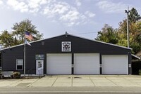 Front shot of the Kettle River City Hall and Fire Department.