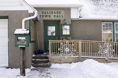 Palisade Town Hall in Palisade, Minnesota. Palisade Town Hall in Palisade, Minnesota.