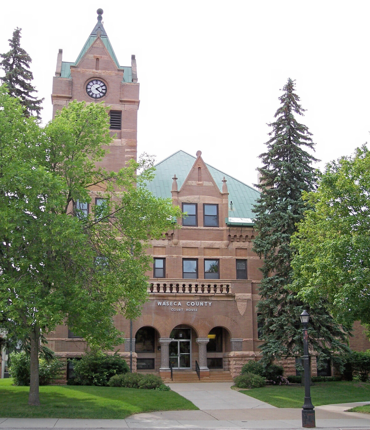 Front shot of the Waseca County Courthouse. Front shot of the Waseca County Courthouse.