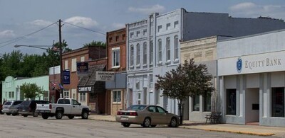 Businesses in Claremont, Minnesota.