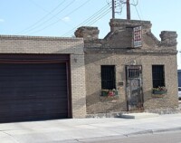 Front shot of the Old City Jail building in Barnesville, Minnesota.