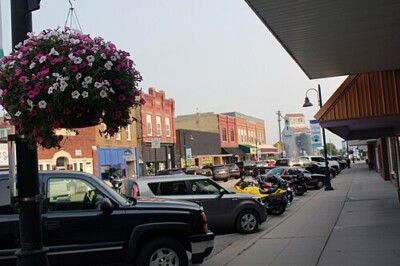 Central Avenue in Osakis, Minnesota.