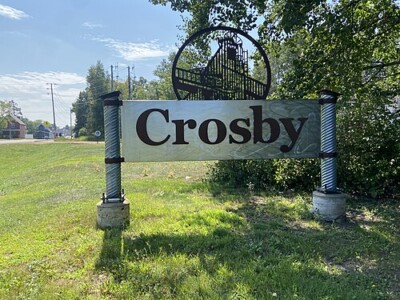 A Crosby sign.
