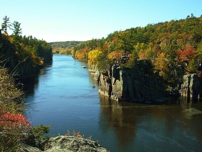 Dalles of St. Croix in Taylors Falls, Minnesota.