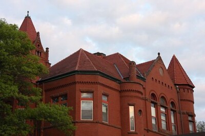 Faribault County Courthouse in Blue Earth, Minnesota.