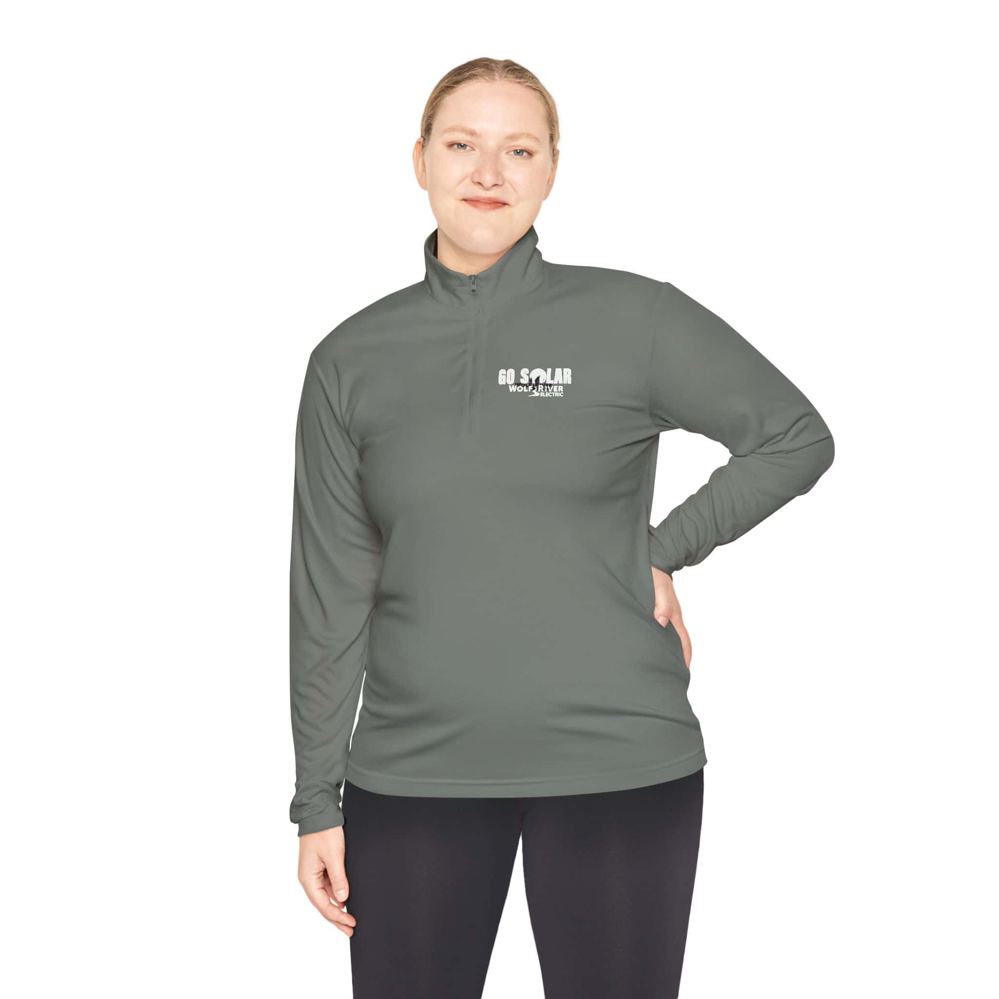 Wolf River Unisex Quarter-Zip Pullover - Image 15