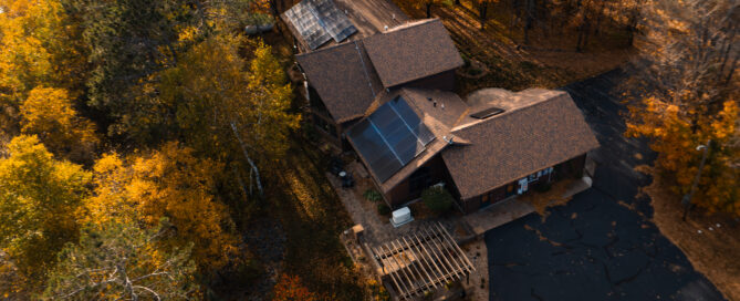 fall solar installation