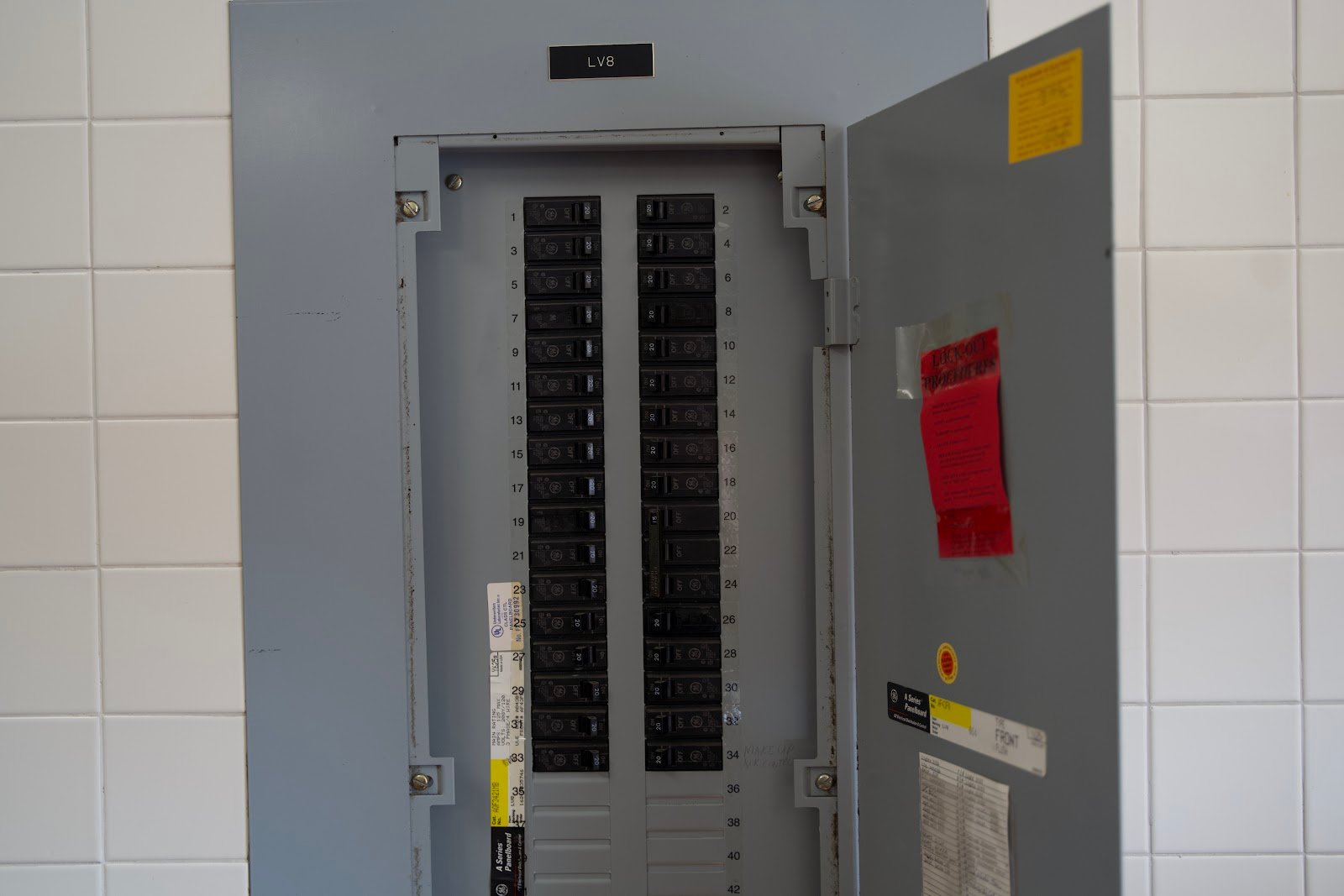 Panelboard wide, Wolf River Electric electrical work